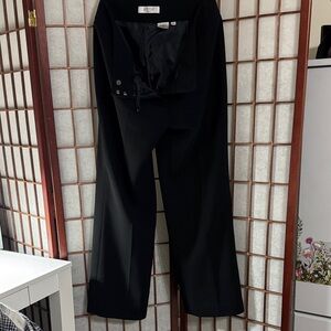 Kasper Black Wide Leg Pants 29 inch inseam